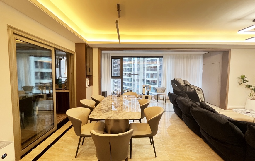 成都·佳乐云锦阁 140㎡三室两厅 现代风 实景第 3 张