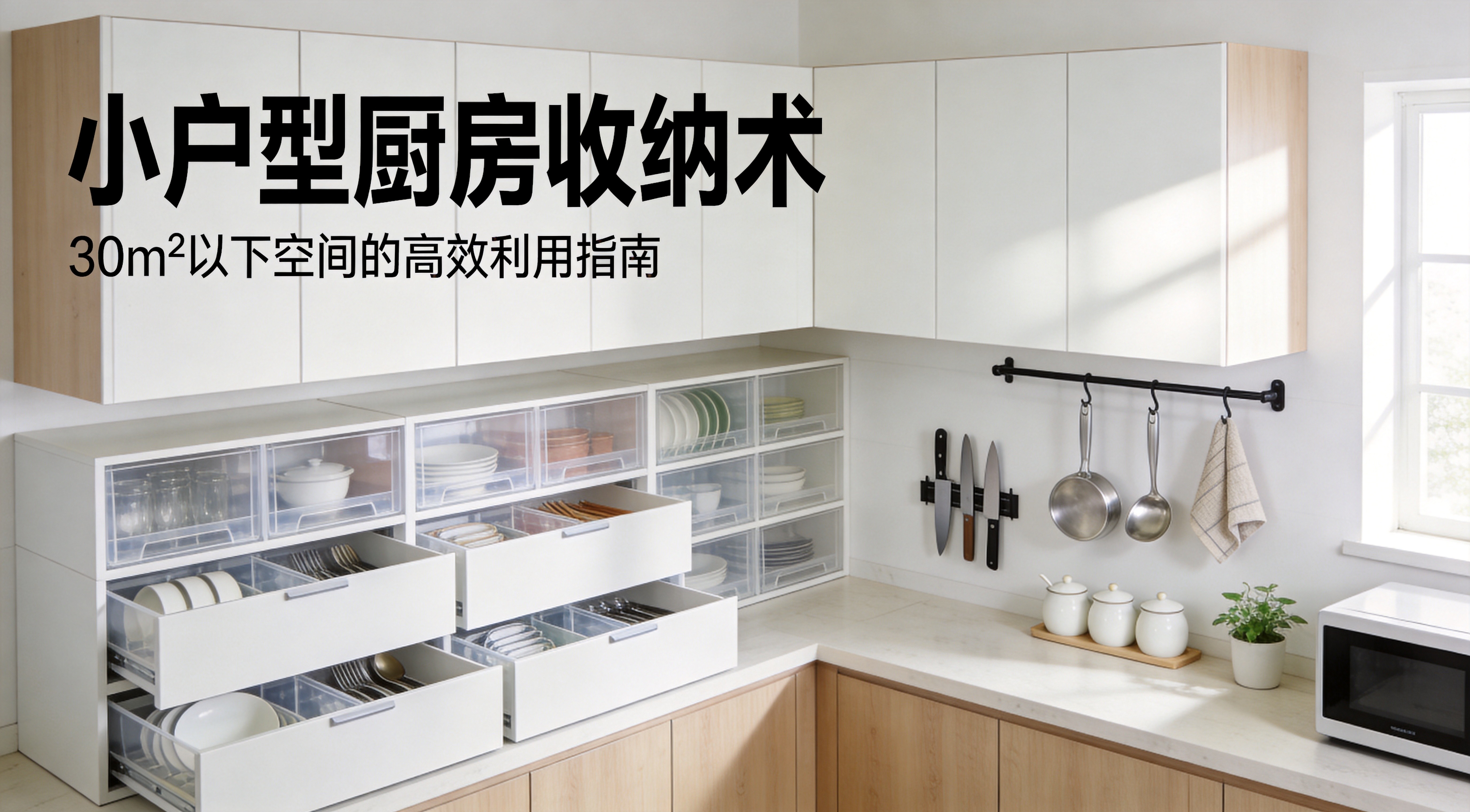 2026年小户型厨房收纳设计妙招：小厨房扩容30%的实用装修技巧